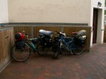 Nasze spakowane rowerki/Unsere gepackten Fahrräder/Our packed bikes 